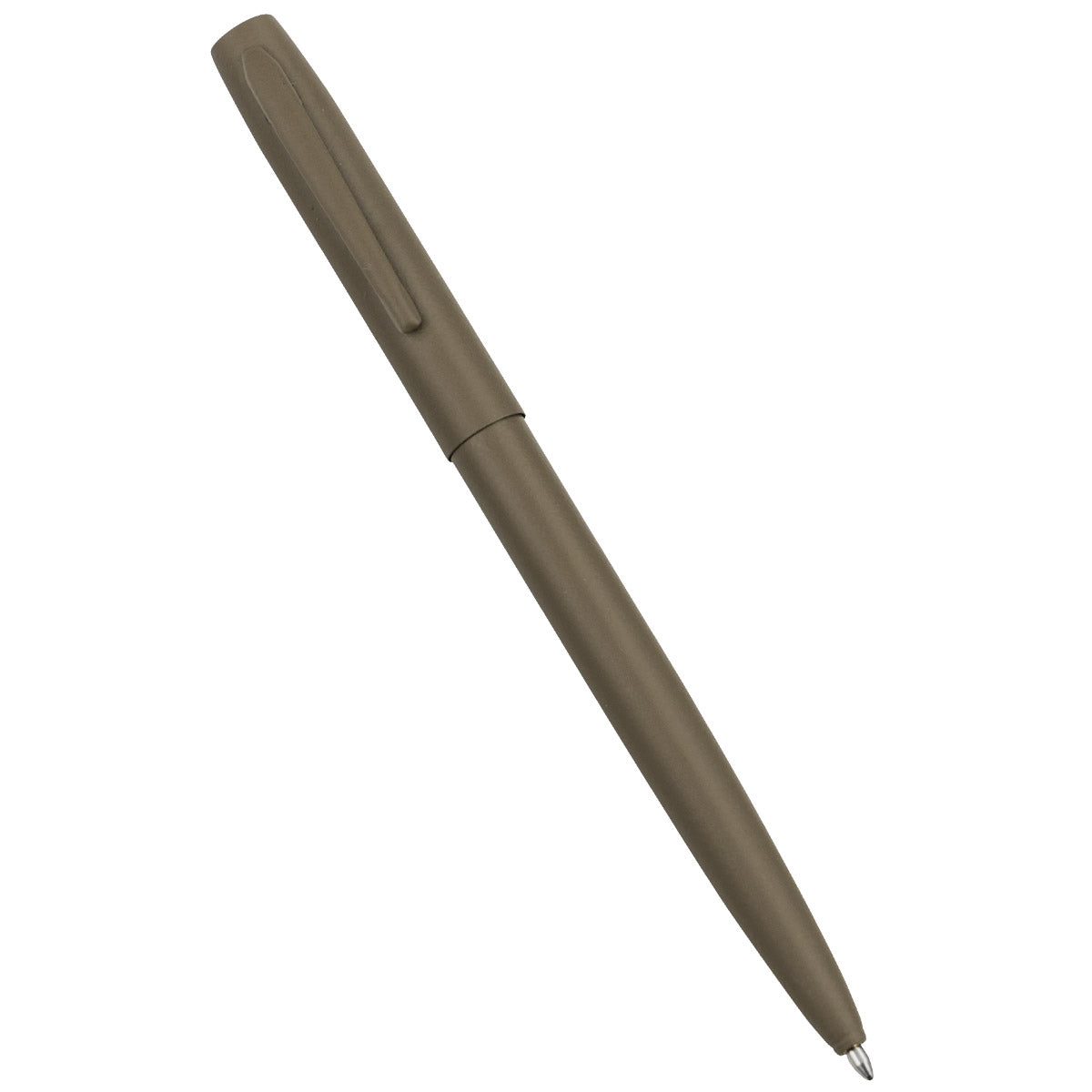 Rite in the Rain All Weather Metal Clicker Pen Flat Dark Earth Black Ink-Tactical Gear UK