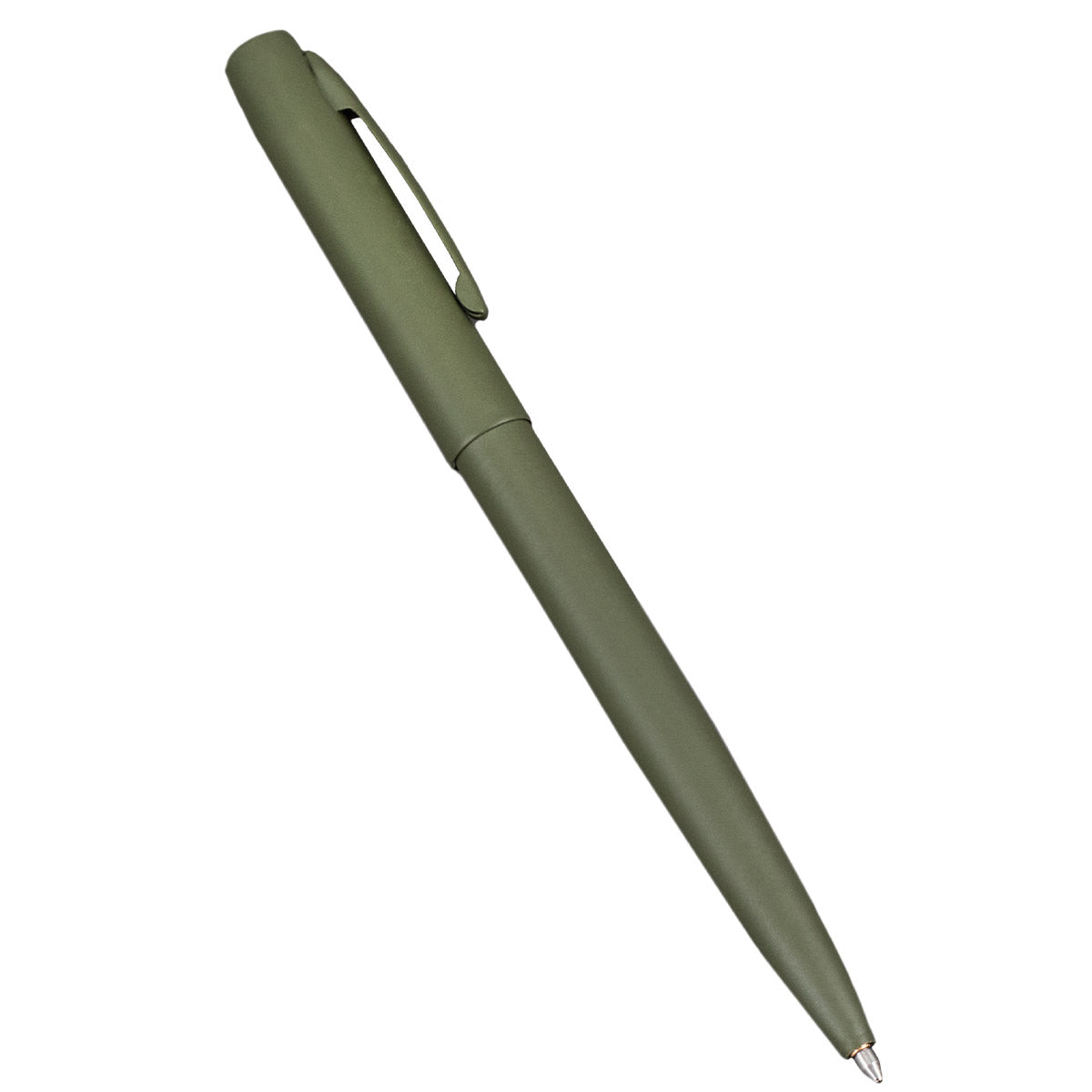Rite in the Rain All Weather Metal Clicker Pen Olive Drab Green Black Ink-Tactical Gear UK