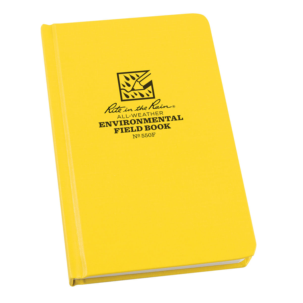 Rite in the Rain Bound Hard Cover 4.375 x 7.25 Fabrikoid Book Environmental Yellow-Tactical Gear UK