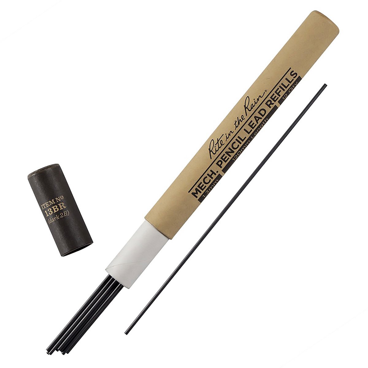 Rite in the Rain Mechanical Clicker Pencil Lead Refill Dark Lead 2B 12 Refills-Tactical Gear UK