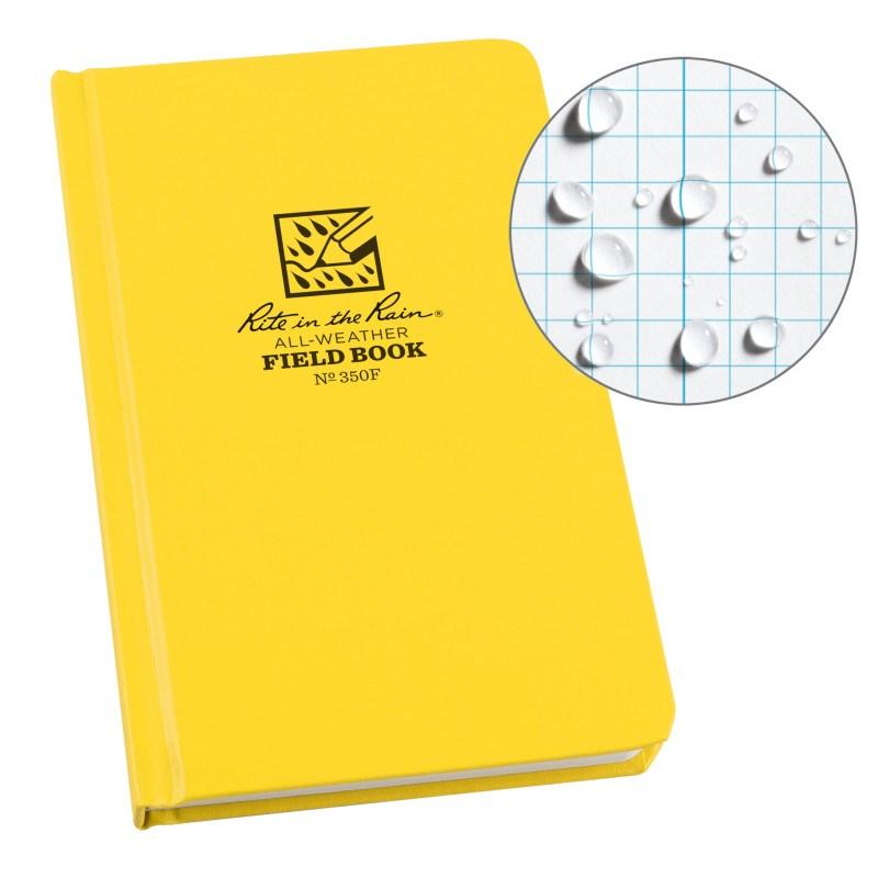 Rite in the Rain No350F Hard Cover Book Field Yellow-Tactical Gear UK
