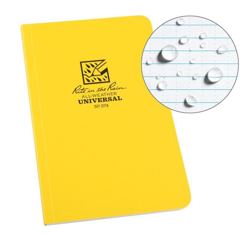 Rite in the Rain No374 Soft Cover Book Universal Yellow-Tactical Gear UK