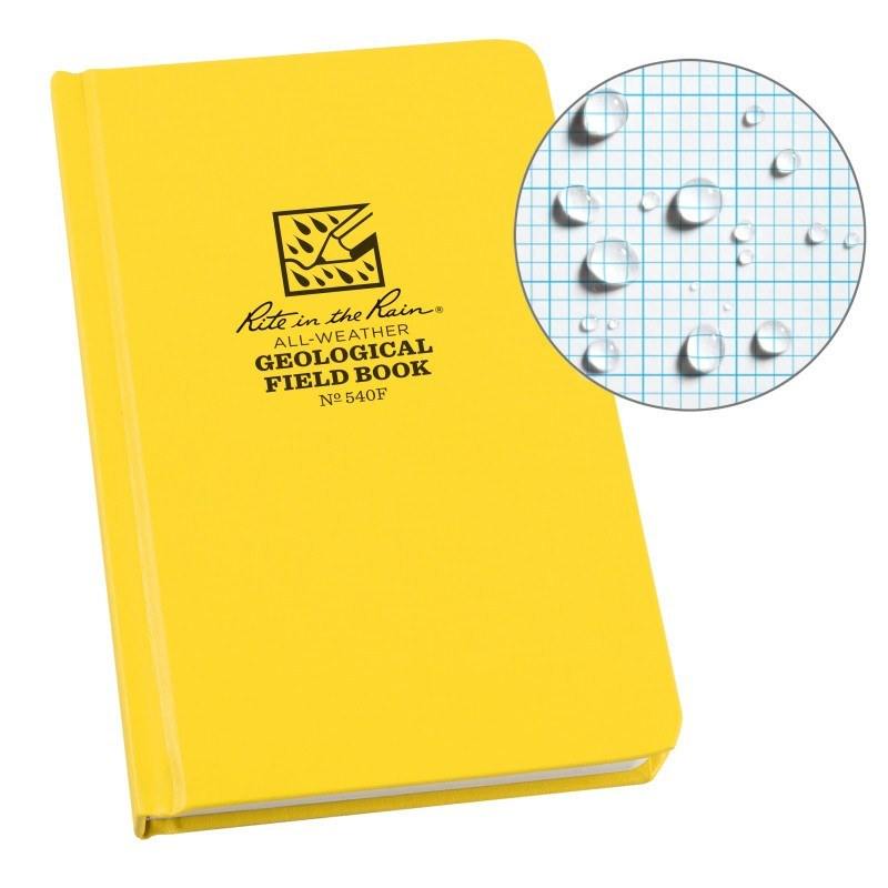 Rite in the Rain No540F Hard Cover Book Geological Yellow-Tactical Gear UK