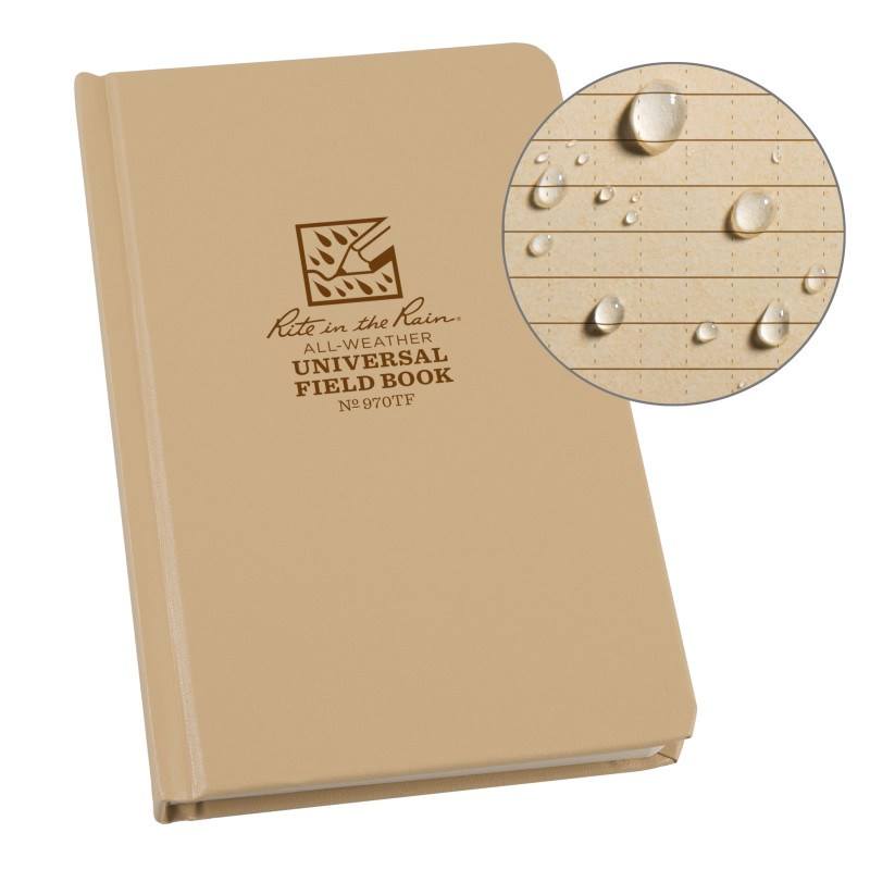 Rite in the Rain No970F Hard Cover Book Universal Green-Tactical Gear UK