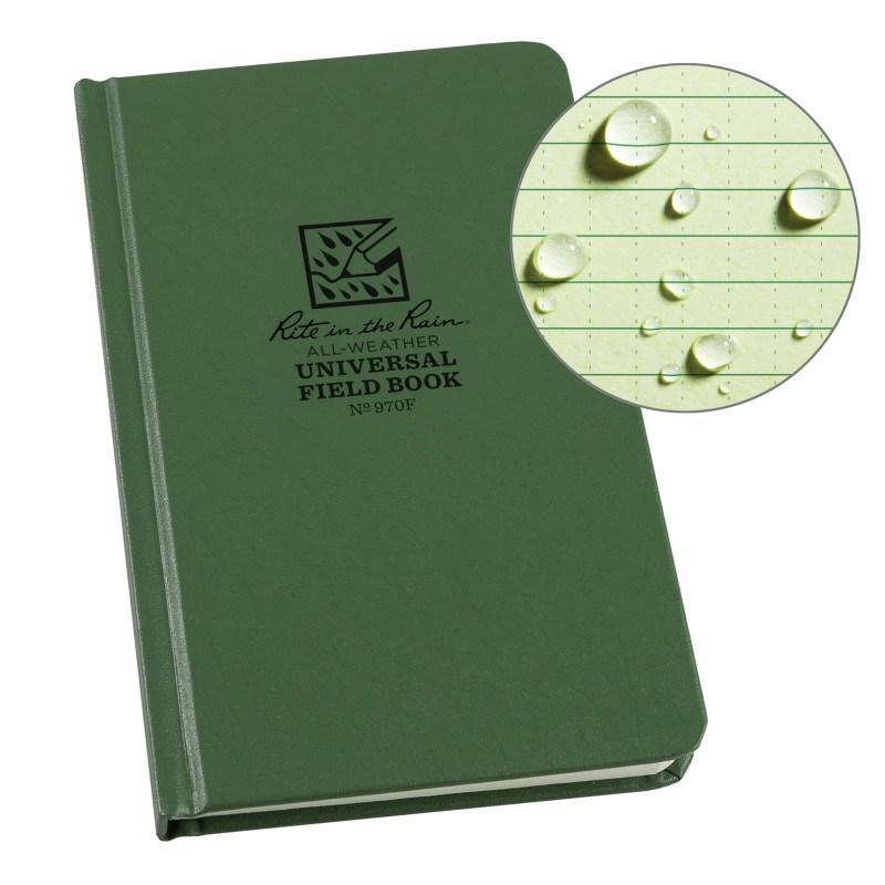 Rite in the Rain No970F Hard Cover Book Universal Green-Tactical Gear UK
