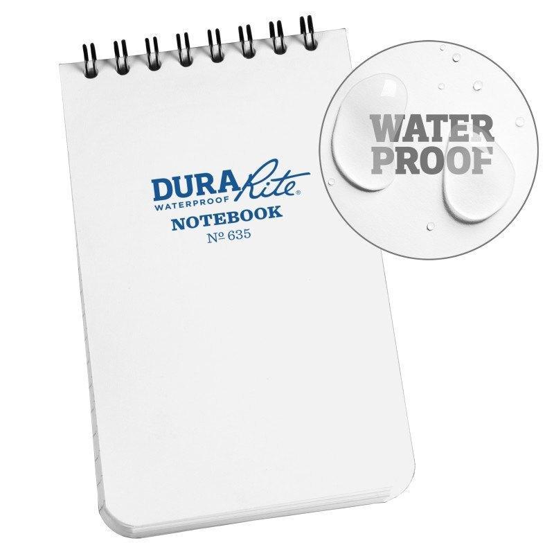 Rite in the Rain No.635 Waterproof DuraRite 3x5 Top Spiral Notebook-Tactical Gear UK
