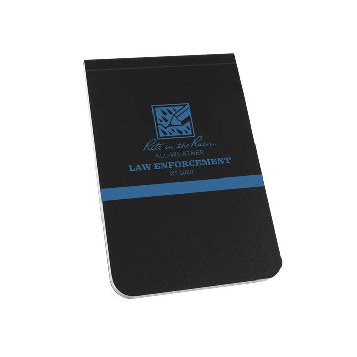 Rite in the Rain Thin Blue Line All-Weather Notebook (3.25'' x 5.25'')-Tactical Gear UK