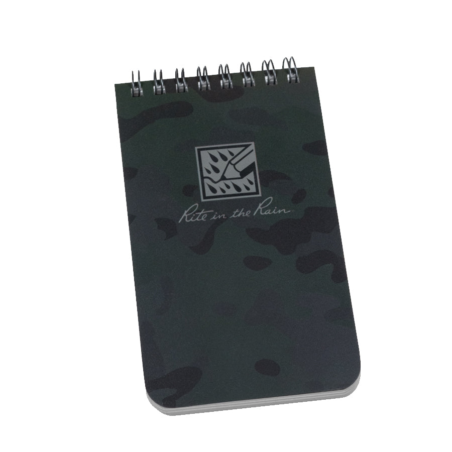 Rite in the Rain Top Spiral Notebook - 3''x5'' - Nighthawk Camo-Tactical Gear UK