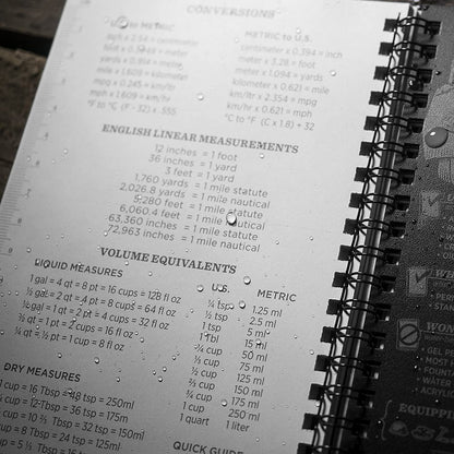 Rite in the Rain Weekly Planner Undated Black No.P52-Tactical Gear UK