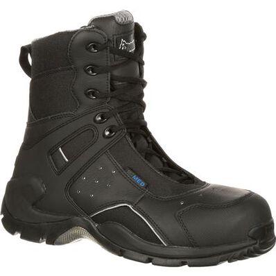 Rocky 1st Med Carbon Fiber Toe Puncture Resistant SideZip Waterproof Duty Boot-Tactical Gear UK