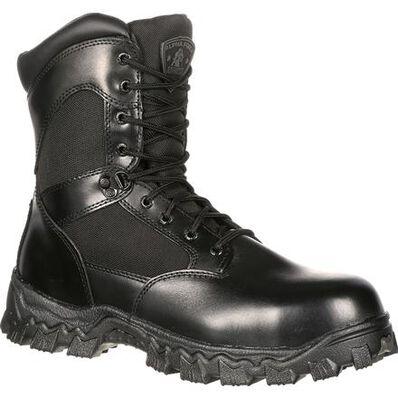 Rocky Boots 8" Alpha Force SideZip Waterproof Public Service Boot-Tactical Gear UK