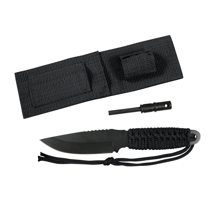 Rothco MilSpec Paracord Knife With Fire Starter-Tactical Gear UK