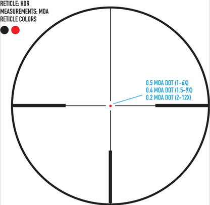 Sightmark Presidio 2-12x50 HDR SFP, Riflescope-Tactical Gear UK