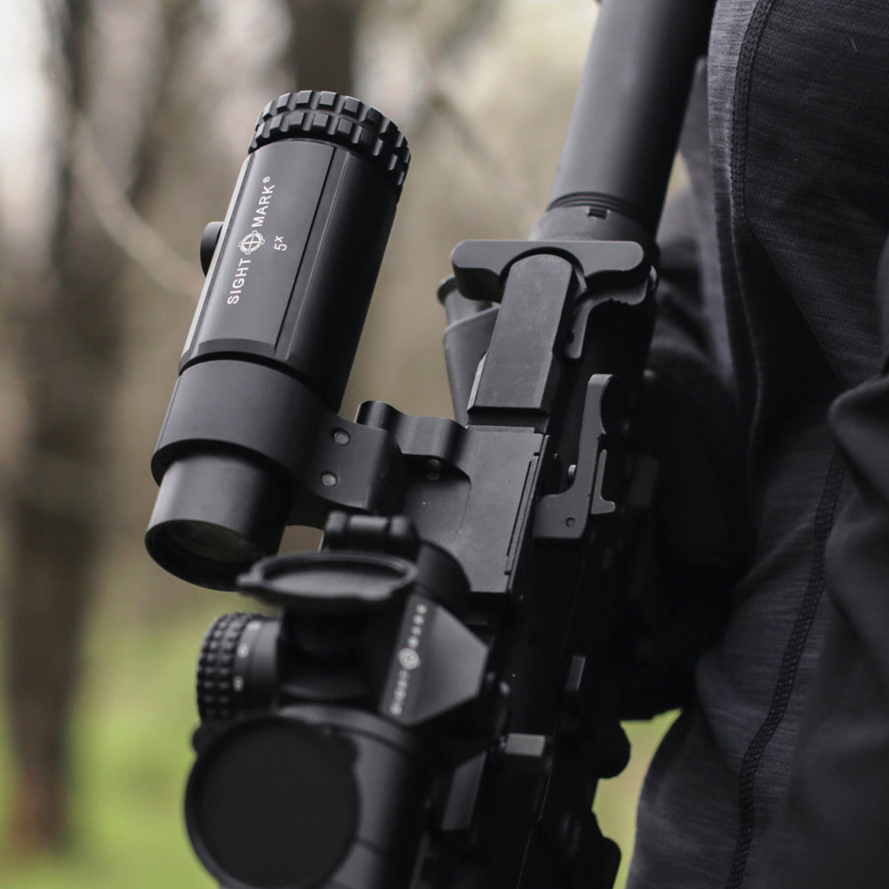 Sightmark T-5 Magnifier with LQD Flip to Side Mount-Tactical Gear UK