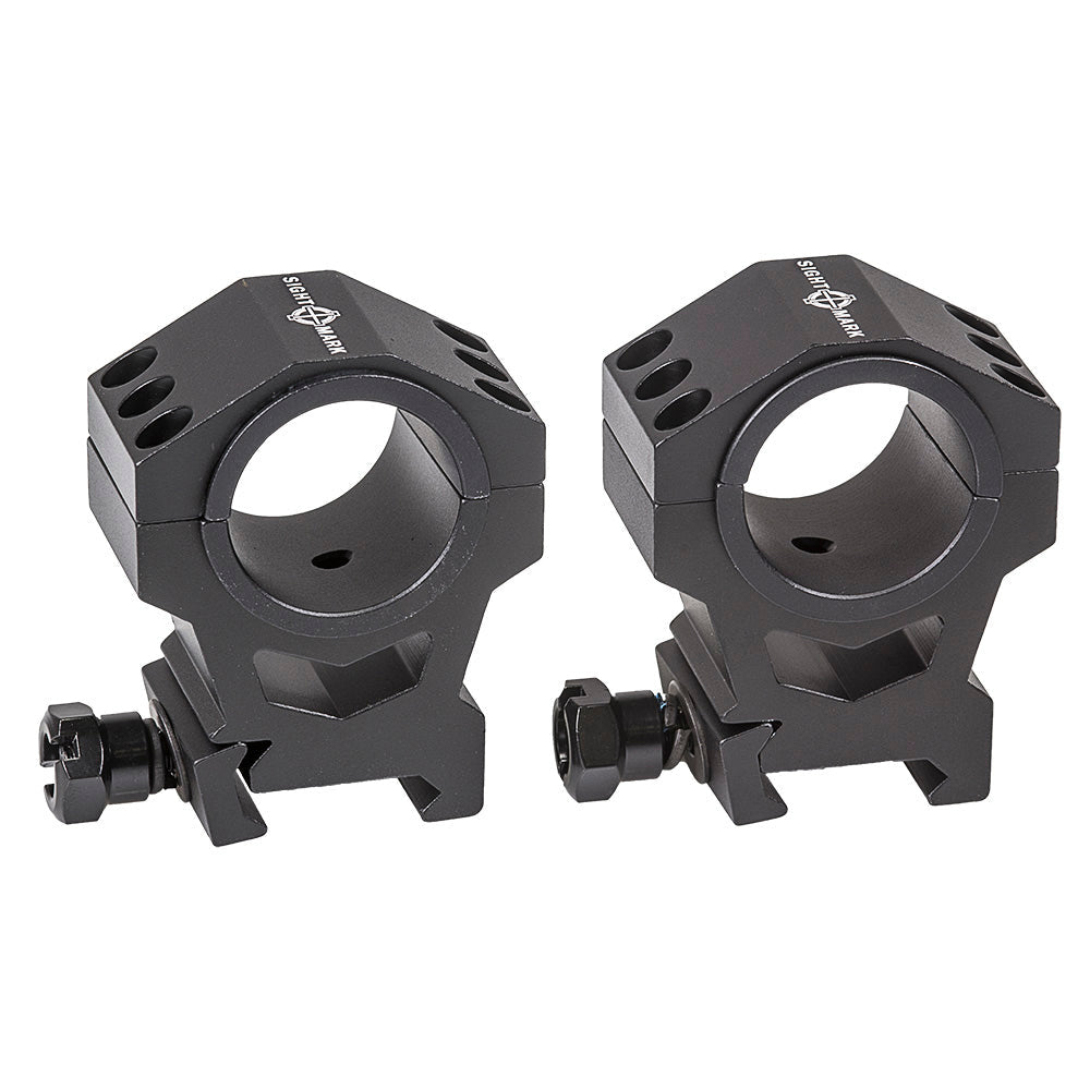 Sightmark Tactical Mounting Rings - High Height Picatinny Rings (fits 30mm & 1inch)-Tactical Gear UK