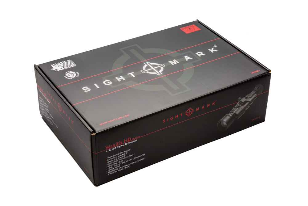 Sightmark Wraith HD 4-32x50 Digital Riflescope-Tactical Gear UK