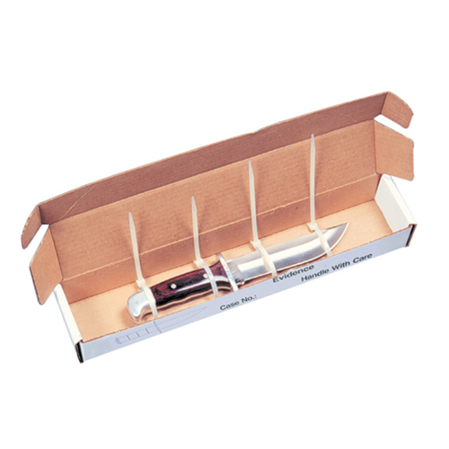 Sirchie Knife Boxes: 16 x 3 x 2 25/pack-Tactical Gear UK
