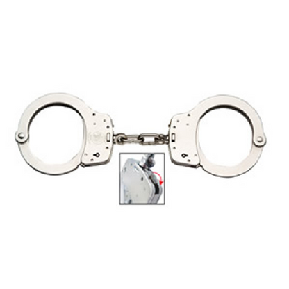 Smith and Wesson M&P Chain Lever Lock Nickel Handcuff-Tactical Gear UK