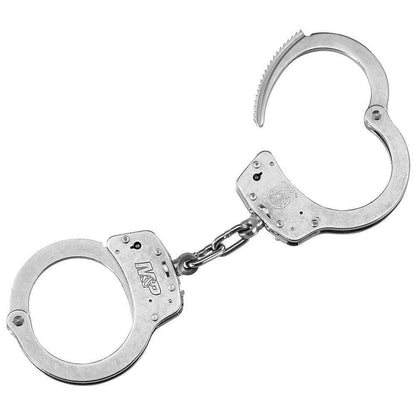 Smith and Wesson M&P Chain Lever Lock Nickel Handcuff-Tactical Gear UK
