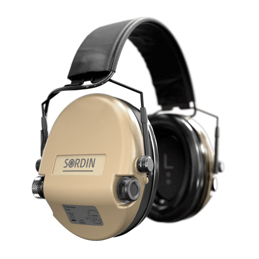 Sordin Supreme MIL AUX SFA Slim Headband-Tactical Gear UK