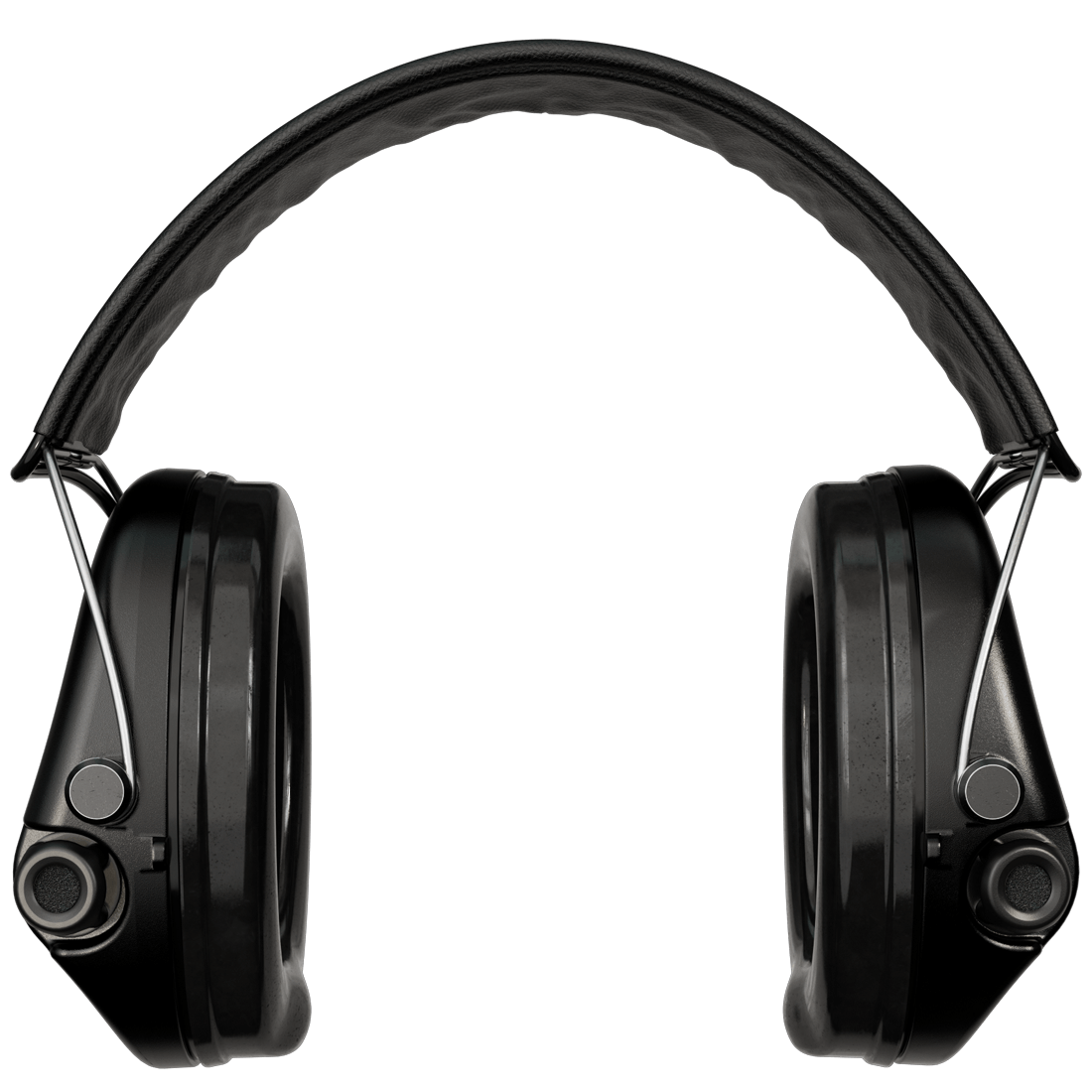 Sordin Supreme Pro-X Electronic Hearing Protection - Black Leather Headband Black Cup Colour-Tactical Gear UK