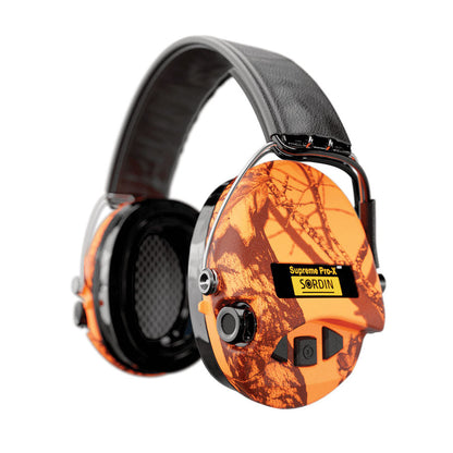 Sordin Supreme Pro-X LED Electronic Hearing Protection - Gel Cups-Tactical Gear UK
