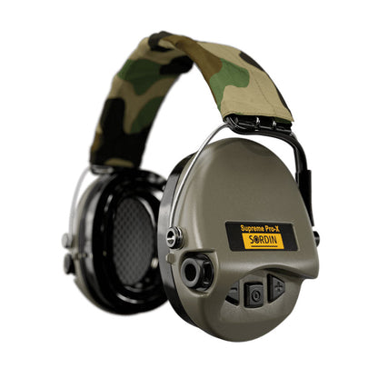 Sordin Supreme Pro-X LED Electronic Hearing Protection - Gel Cups-Tactical Gear UK