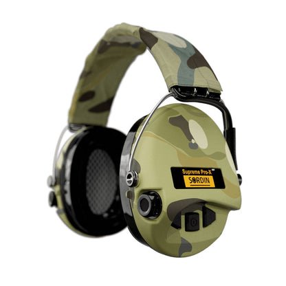Sordin Supreme Pro-X LED Electronic Hearing Protection - Gel Cups-Tactical Gear UK