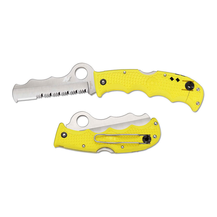 Spyderco Assist Salt Lightweight Yellow-Tactical Gear UK