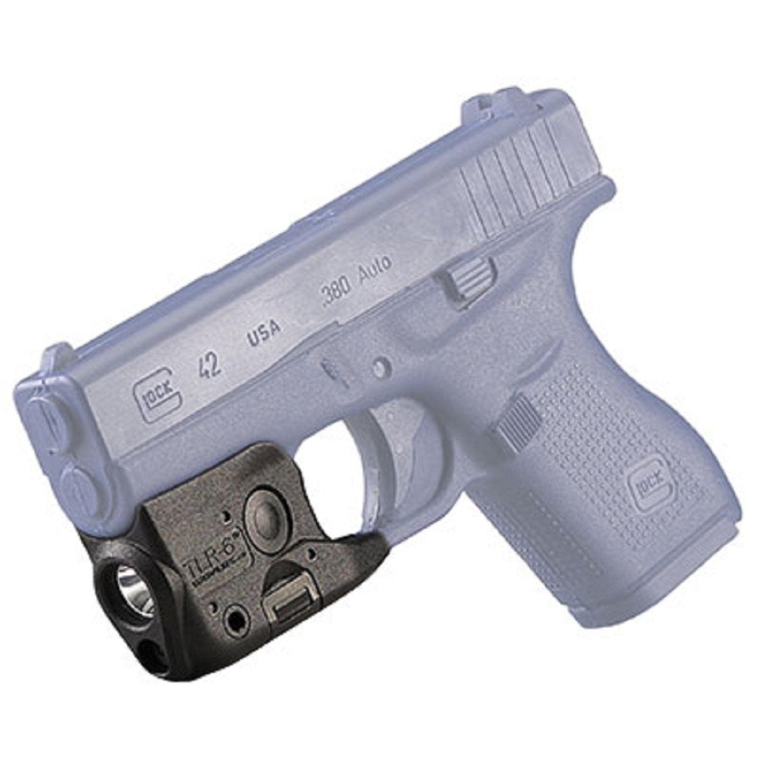 Streamlight TLR-6 for Glock 42/43 100-Lumens with Red Laser Tactical Weapon Light Black-Tactical Gear UK