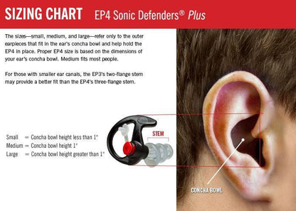 SureFire EP4 Sonic Defenders Plus - 1 Pair-Tactical Gear UK