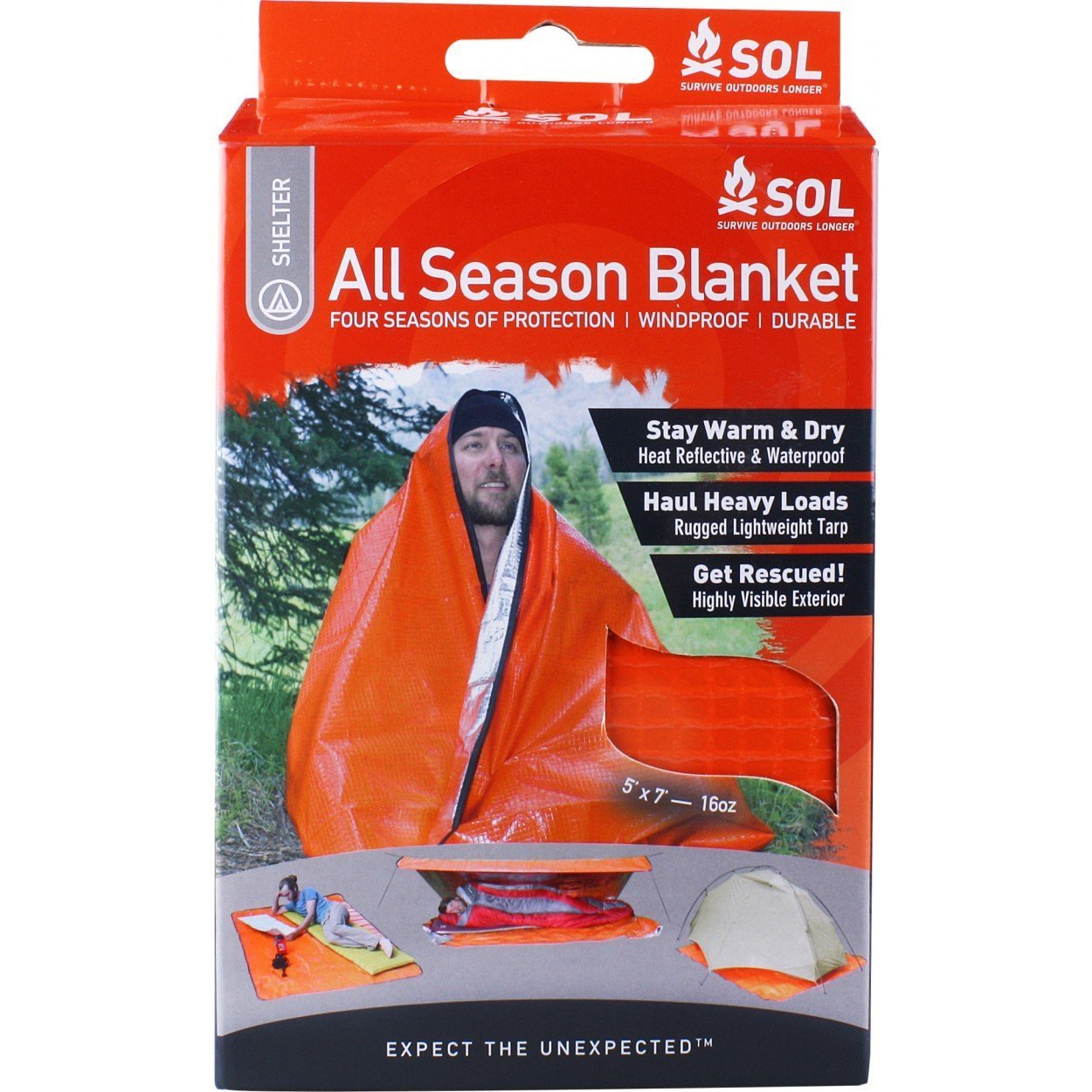 Survive Outdoors Longer SOL All Season Blanket-Tactical Gear UK