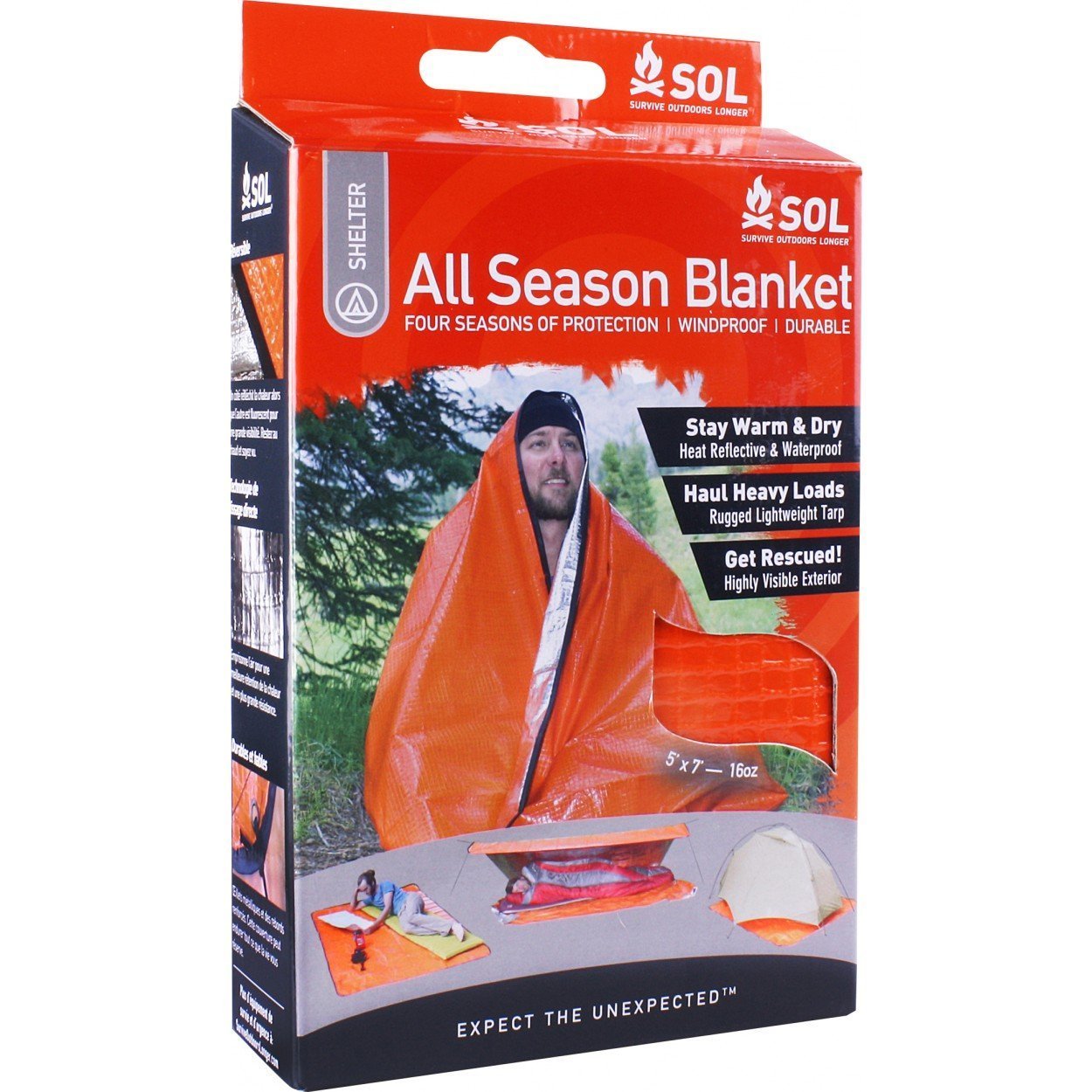 Survive Outdoors Longer SOL All Season Blanket-Tactical Gear UK