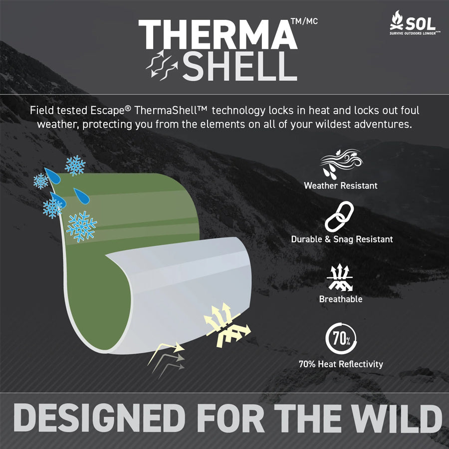 Survive Outdoors Longer SOL Escape Bivvy - Green-Tactical Gear UK