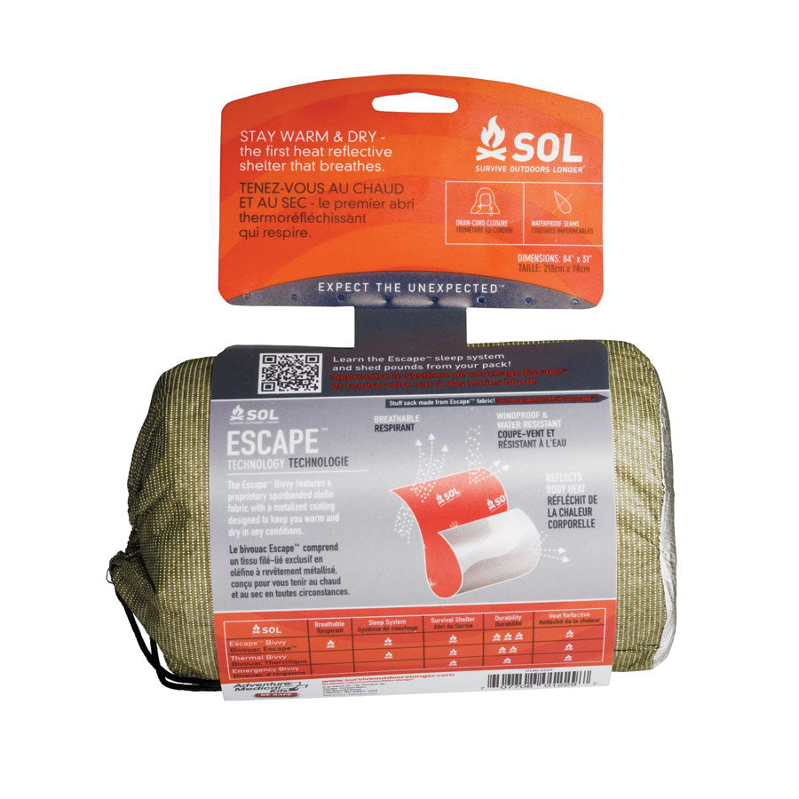 Survive Outdoors Longer SOL Escape Bivvy OD Green-Tactical Gear UK