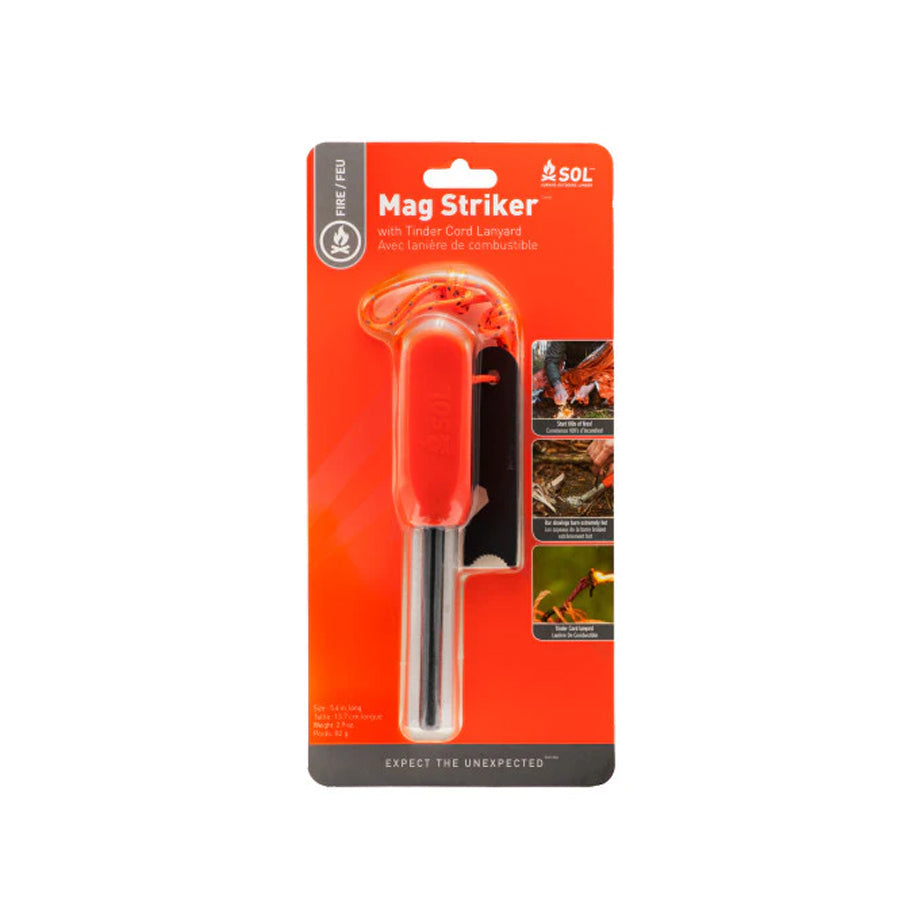 Survive Outdoors Longer SOL Mag Striker with Tinder Cord-Tactical Gear UK