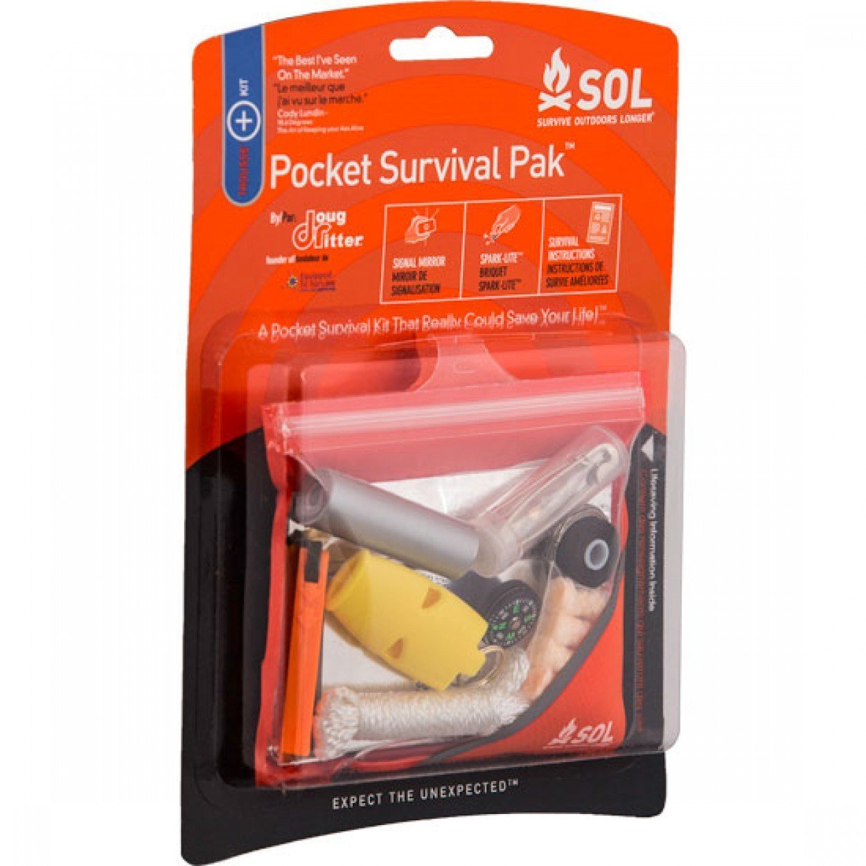 Survive Outdoors Longer SOL Pocket Survival Pak-Tactical Gear UK