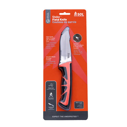 Survive Outdoors Longer SOL Stoke Field Knife-Tactical Gear UK