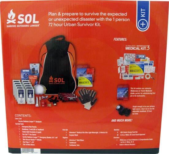 Survive Outdoors Longer SOL Urban Survivor Disaster Kit-Tactical Gear UK