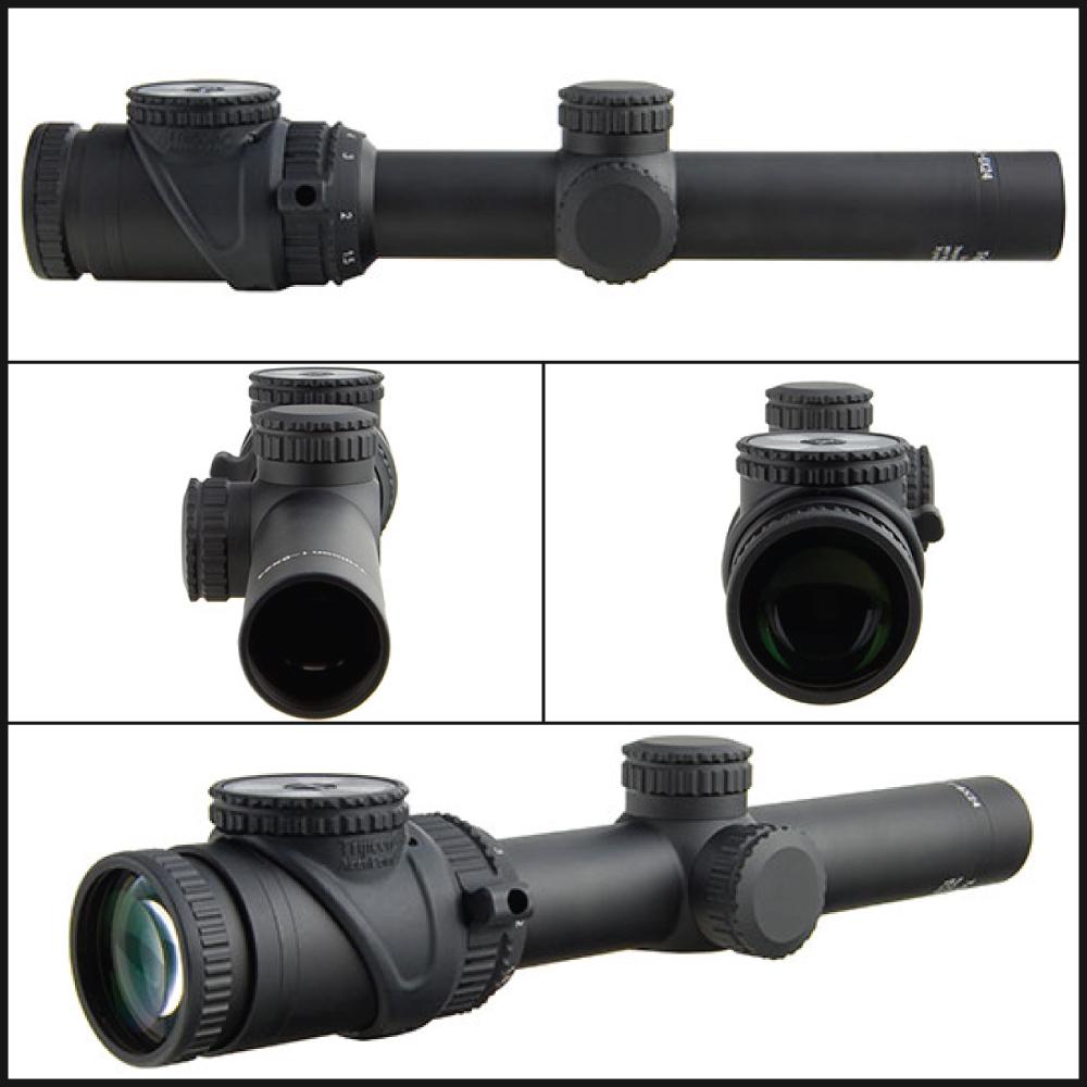 Trijicon AccuPoint 1-6x24 30mm Tube Riflescope MIL-DOT Crosshair with Green Dot-Tactical Gear UK