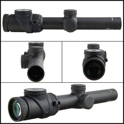 Trijicon AccuPoint 1-6x24 30mm Tube Riflescope MIL-DOT Crosshair with Green Dot-Tactical Gear UK