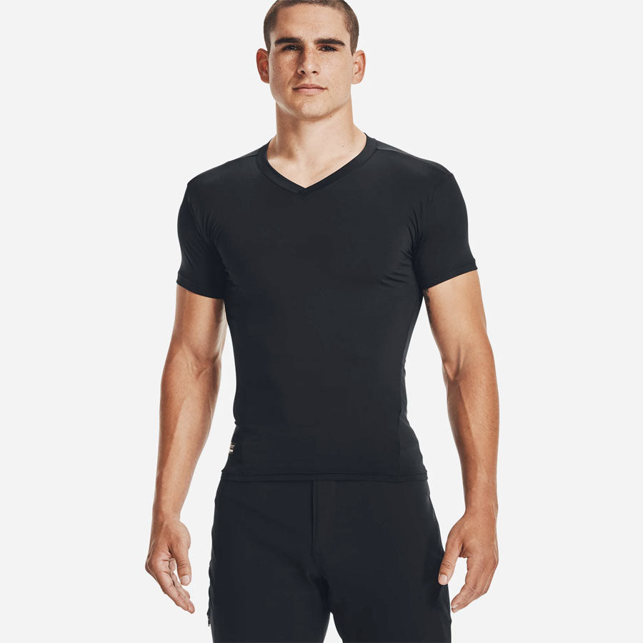 Under Armour Tactical Heatgear Compression V-Neck Tee-Tactical Gear UK