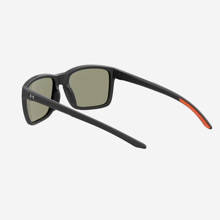 Under Armour UA Hustle Mirror Sunglasses Shiny Black Frame-Tactical Gear UK