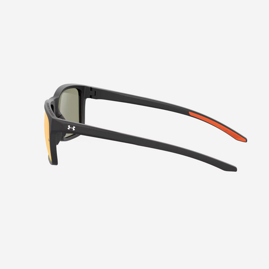 Under Armour UA Hustle Mirror Sunglasses Shiny Black Frame-Tactical Gear UK