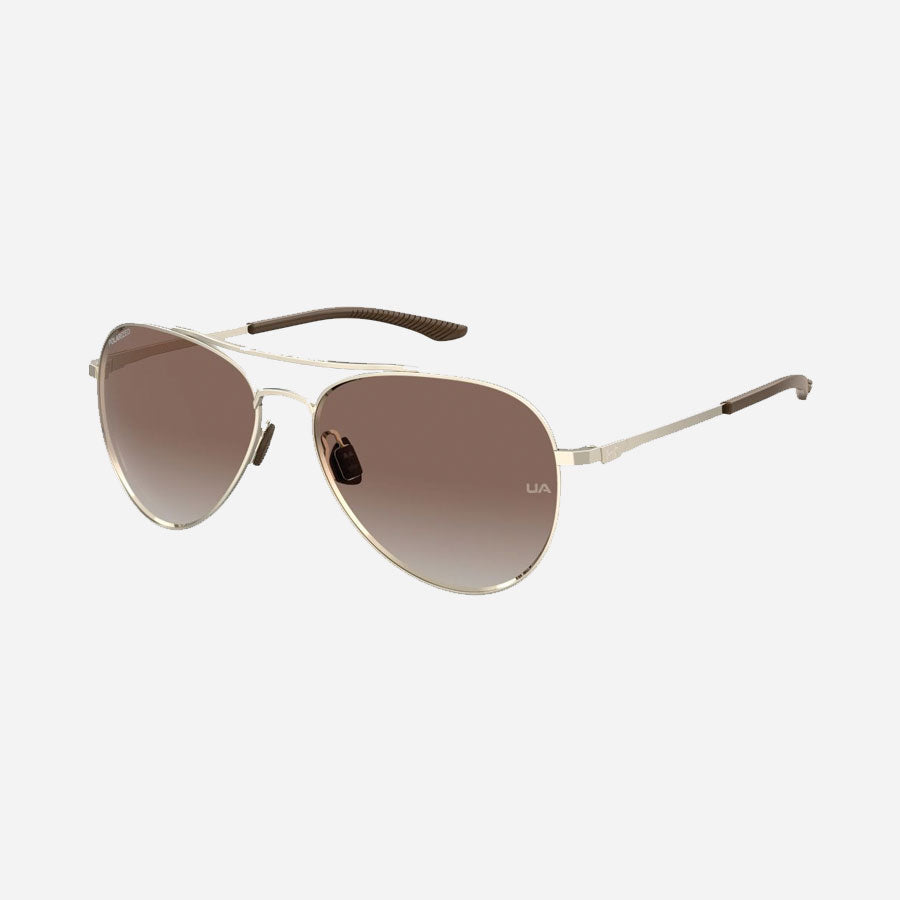 Under Armour UA Instict Sunglasses Light Gold Frame, Polarised Brown Lens-Tactical Gear UK