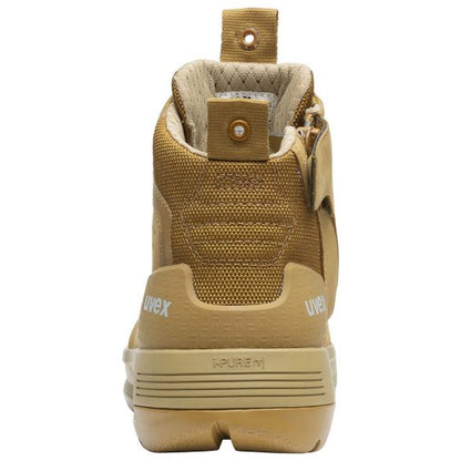 UVEX 2 X-Flow Side-Zip Work Boot Tan-Tactical Gear UK