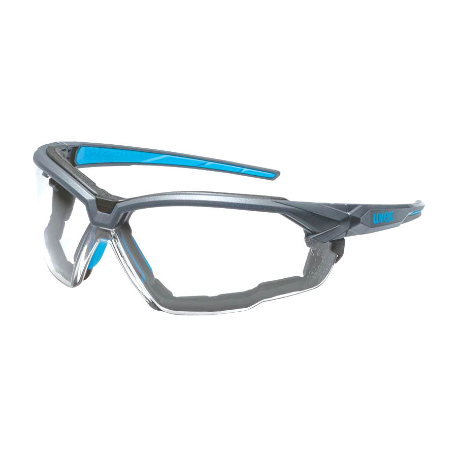 UVEX SuXXeed Safety Glasses Clear Lens with Guard-Tactical Gear UK