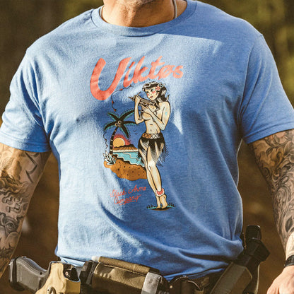 VIKTOS Huzi Girl Tee Royal Heather-Tactical Gear UK
