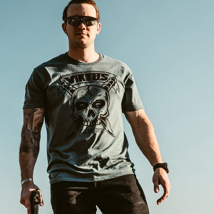 VIKTOS Kbarred Tee Jade Black Heather-Tactical Gear UK