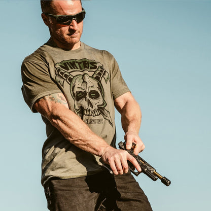 VIKTOS Kbarred Tee Olive Heather-Tactical Gear UK